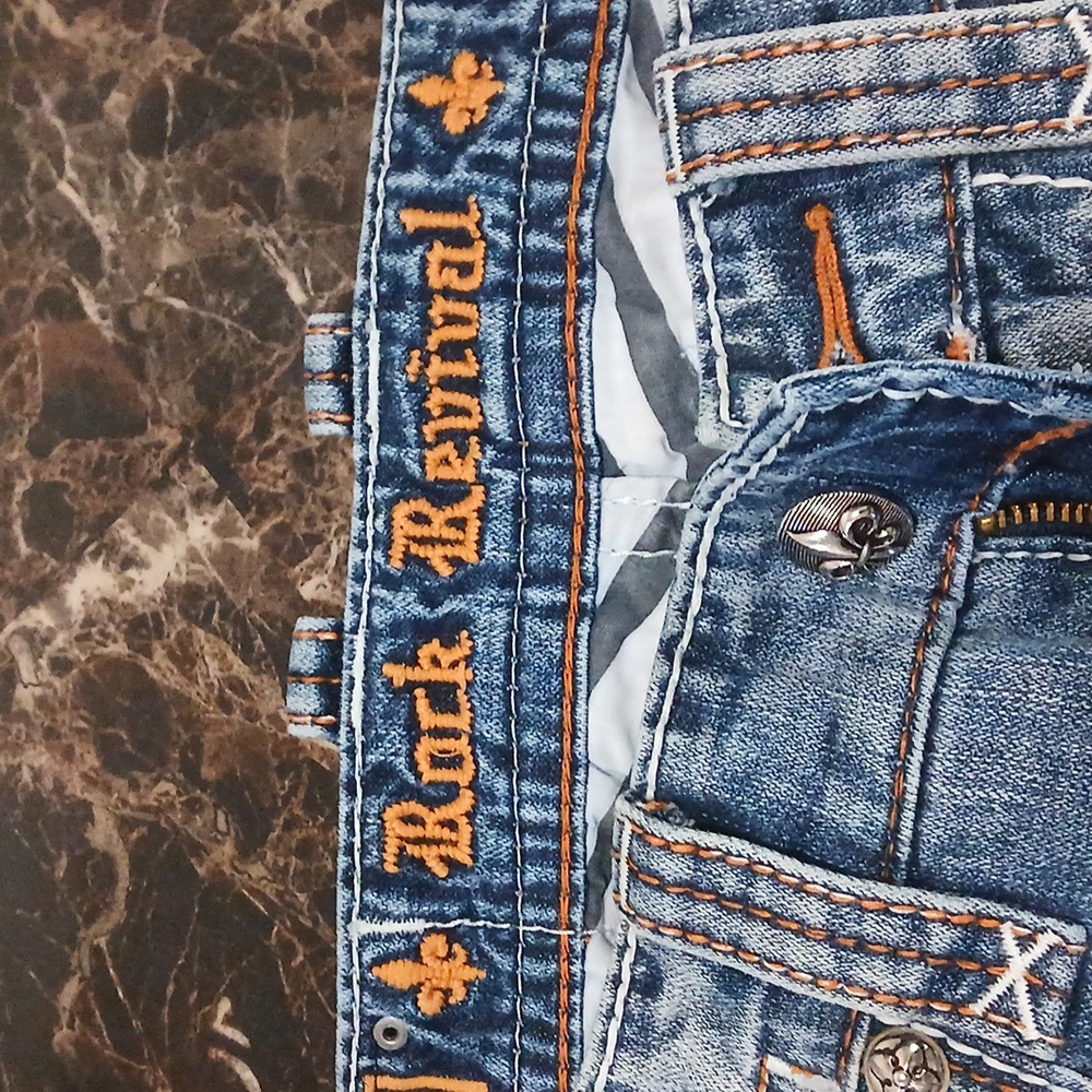 Rock revival feeney blue jeans